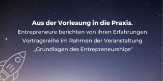 Vortragsreihe "Aus der Vorlesung in die Praxis" Ankündigung